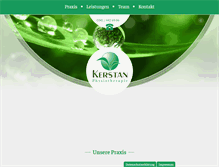 Tablet Screenshot of physiotherapie-kerstan.de